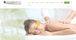 Desktop Screenshot of islandmassagetherapist.com